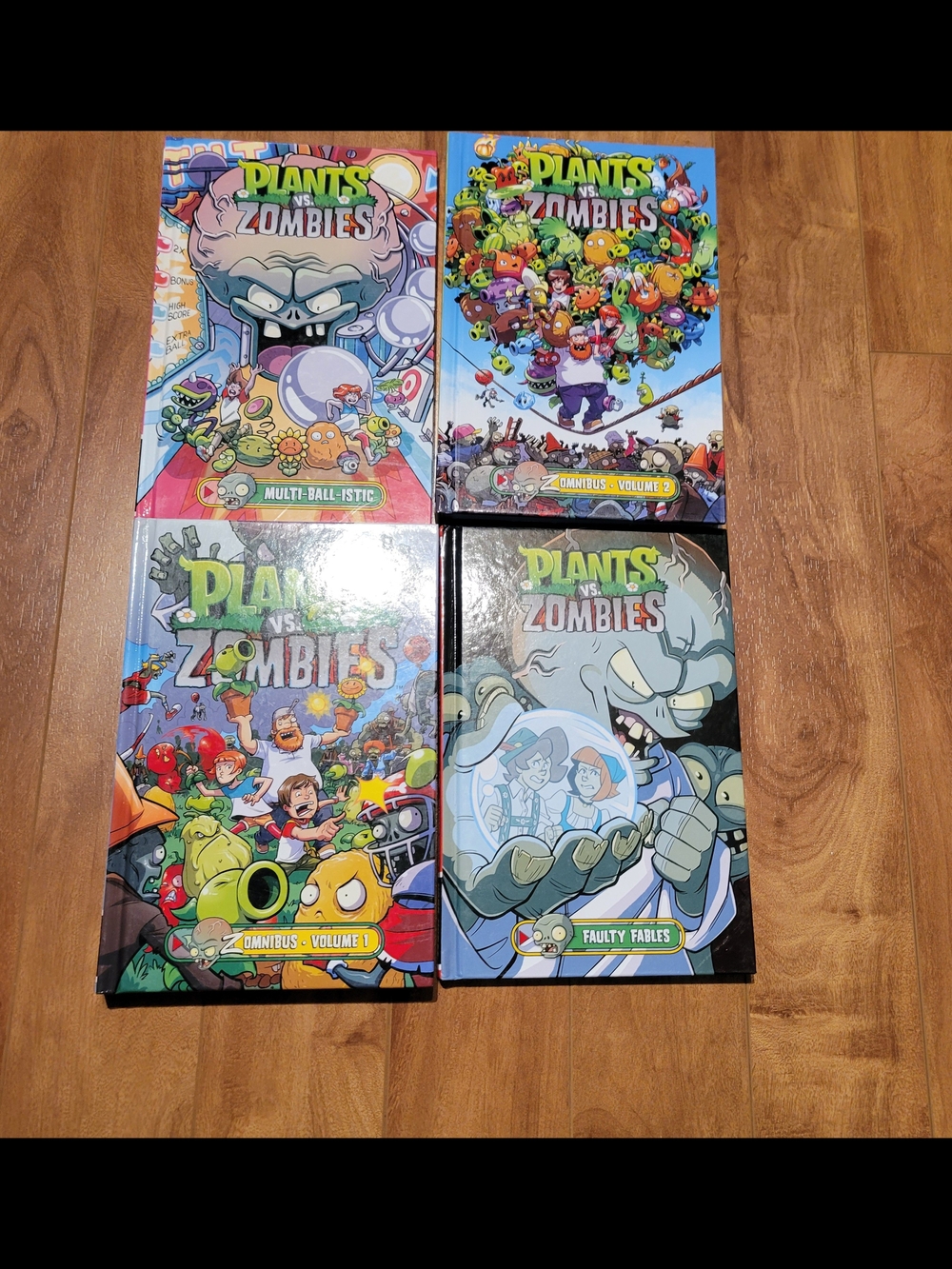 Plants vs. Zombies Graphic Novel Lot of 4 Omnibus Vol 1 & 2 Multi-Ball-Istic